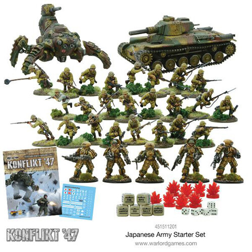 

Фигурки Konflikt 47 Japanese Starter Set Warlord Games