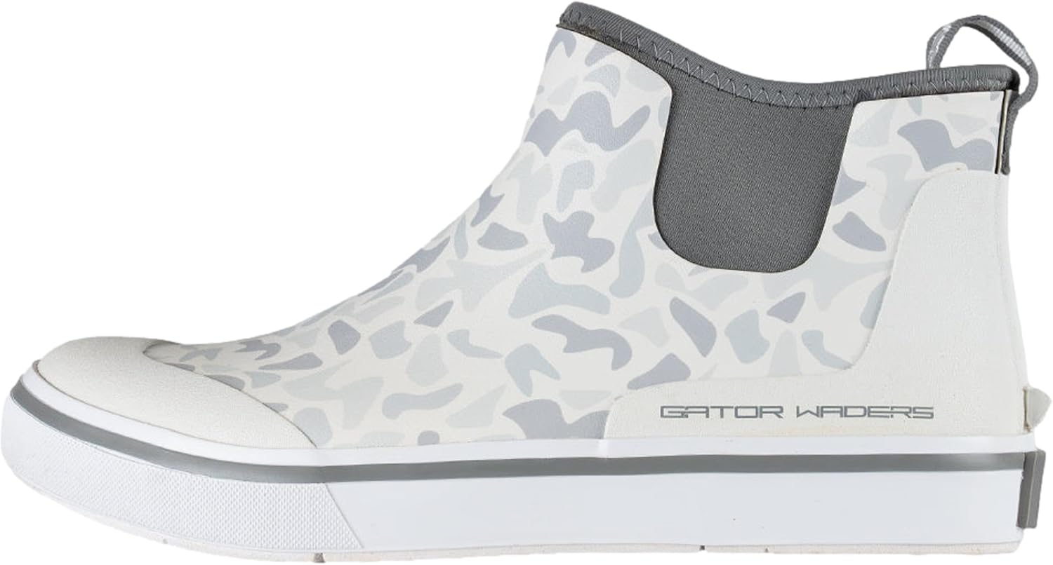 

Мужские болотные сапоги Gator Waders - прочные водонепроницаемые ботинки до щиколотки с неопрена, устойчивые к скольжению, для кемпинга, рыбалки и походов, Old School Ghost
