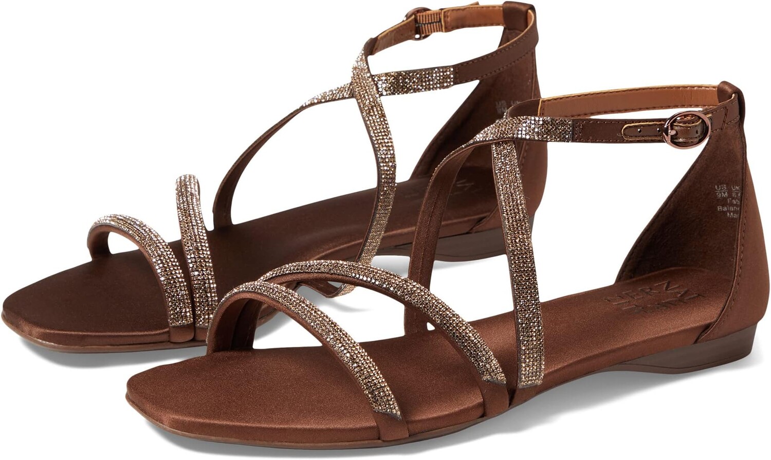 

Сандалии на плоской подошве Sicily Naturalizer, цвет Cocoa Brown Fabric
