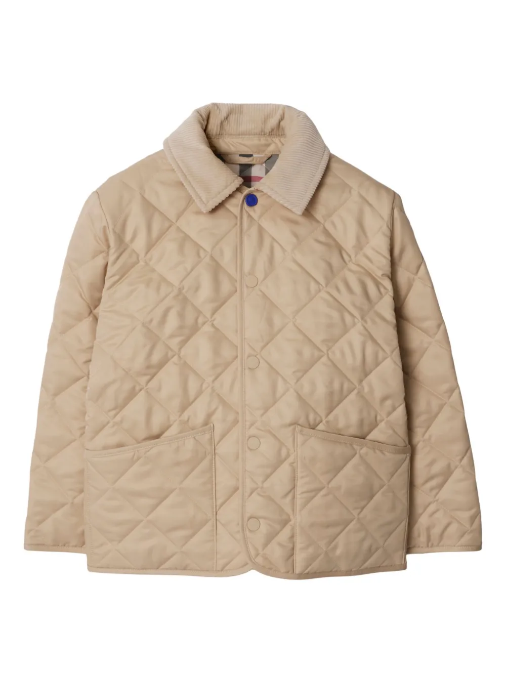 

Стеганая куртка BURBERRY KIDS, нейтральный
