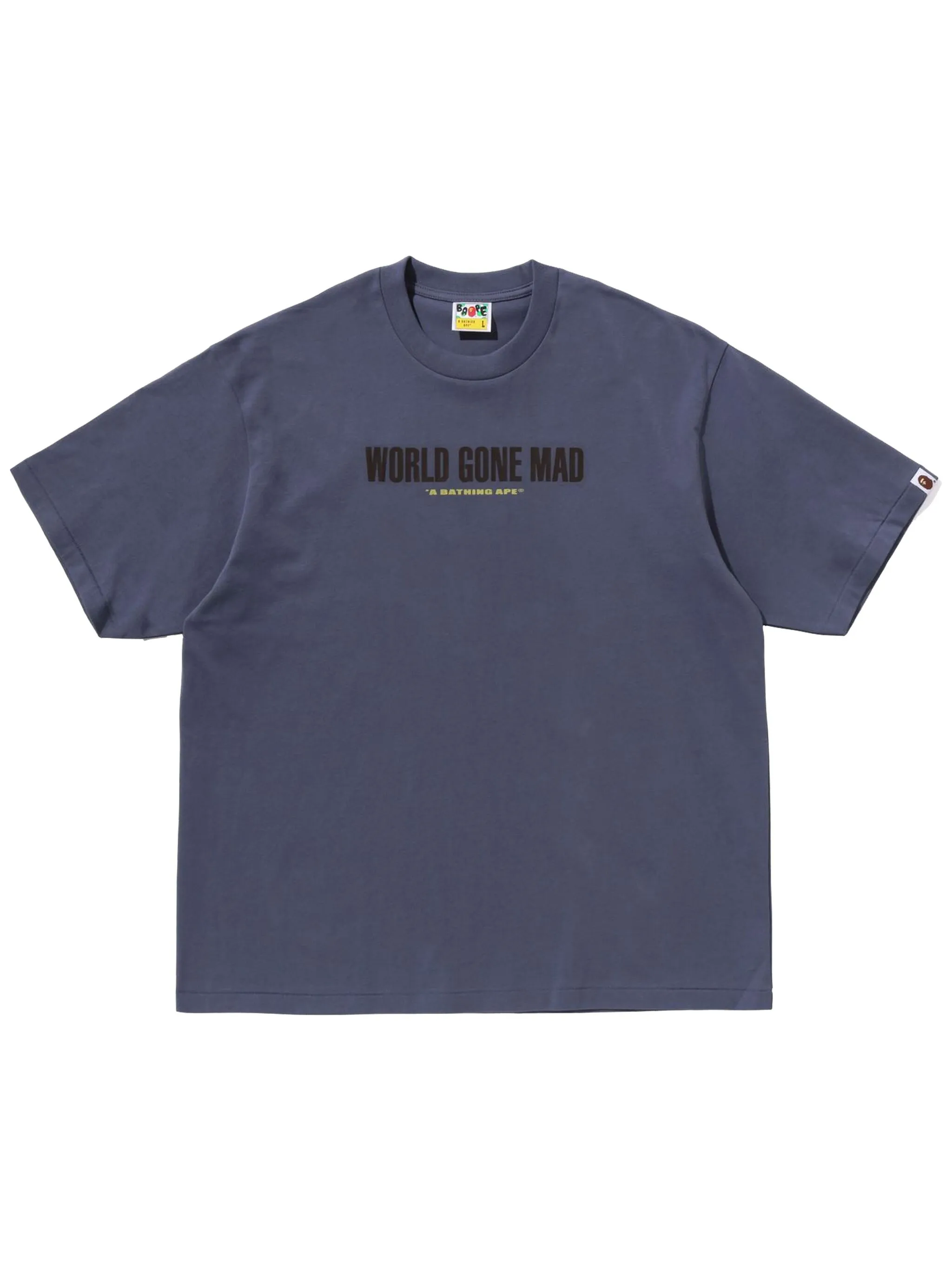 

Футболка с логотипом A Bathing Ape, серый