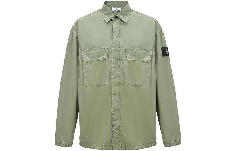 

Рубашка мужская Sage Green Stone Island, зеленый