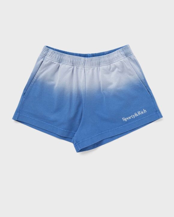 

Шорты Sporty & Rich Serif Logo Embroidered Sweatpants Dip Dye, цвет dip dye blue