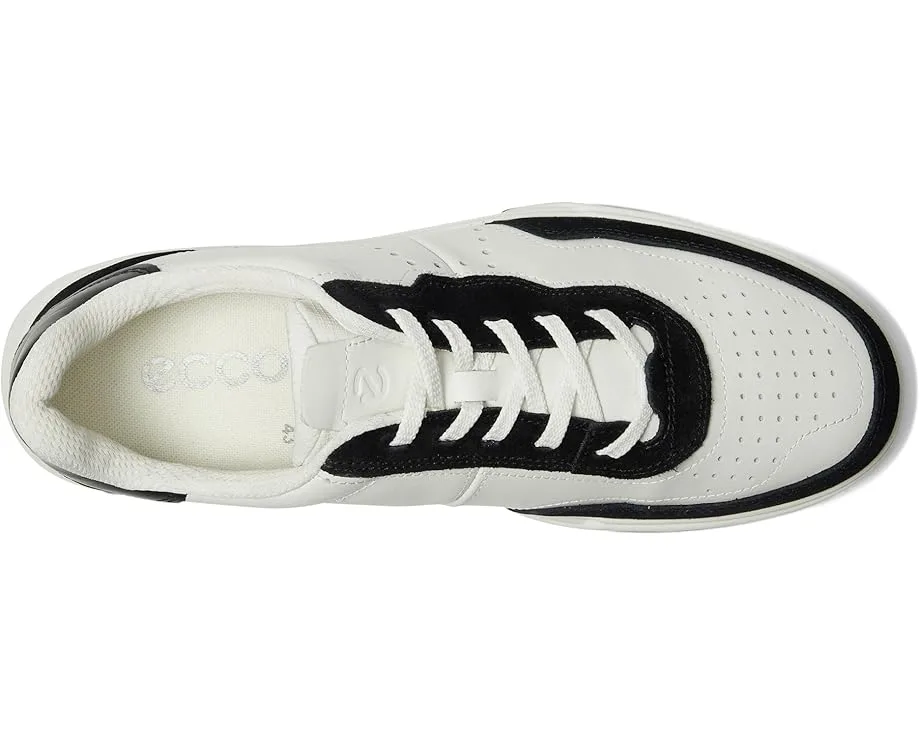 Кроссовки ECCO Street Court Lace Sneaker, Black/White — фото 2