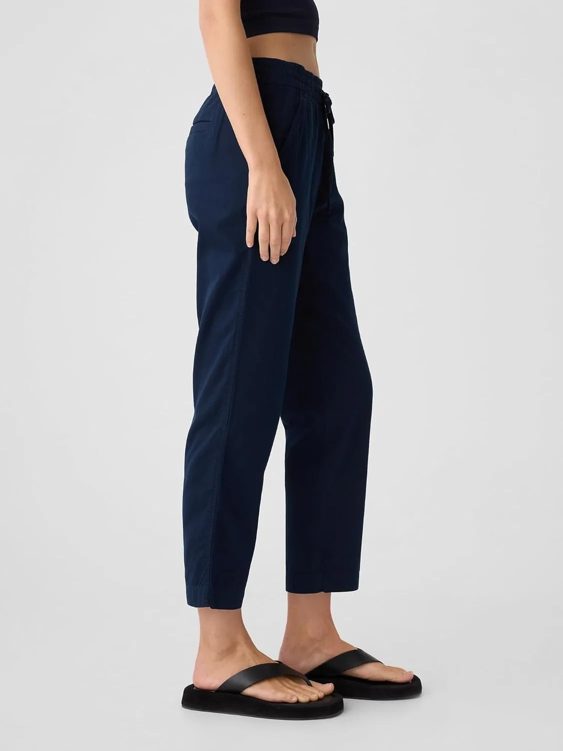 Женские брюки Gap Easy Straight Pull-on — фото 3