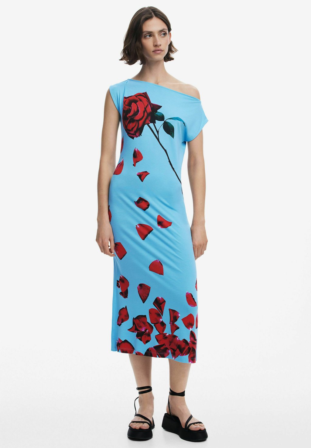 

Платье из джерси Desigual, синий