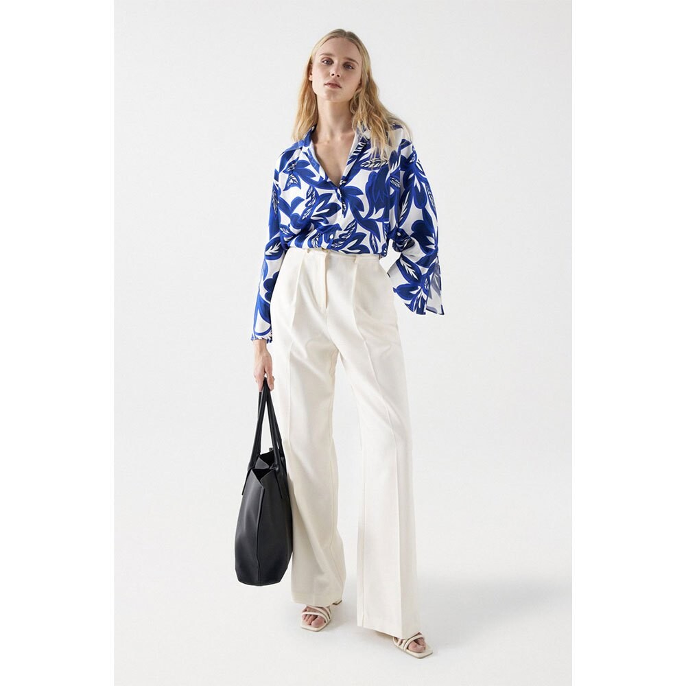 

Рубашка с длинным рукавом Salsa Jeans Print, синий