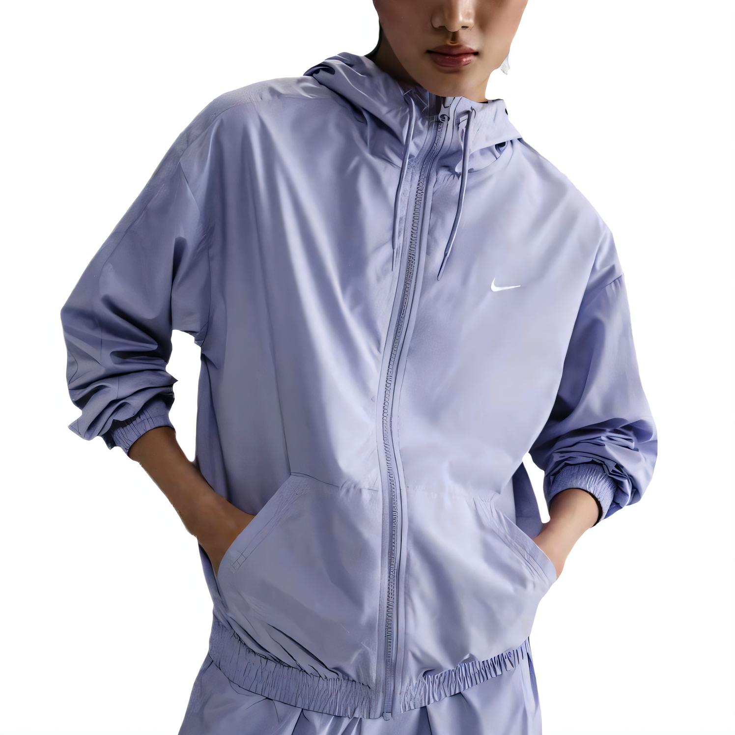 

Классическая спортивная куртка с капюшоном для женщин Nike, светло-фиолетовый
