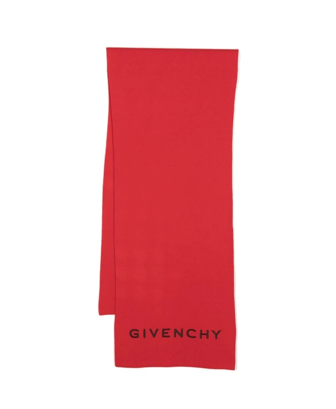 

Коллекция зимних шарфов Givenchy, красный