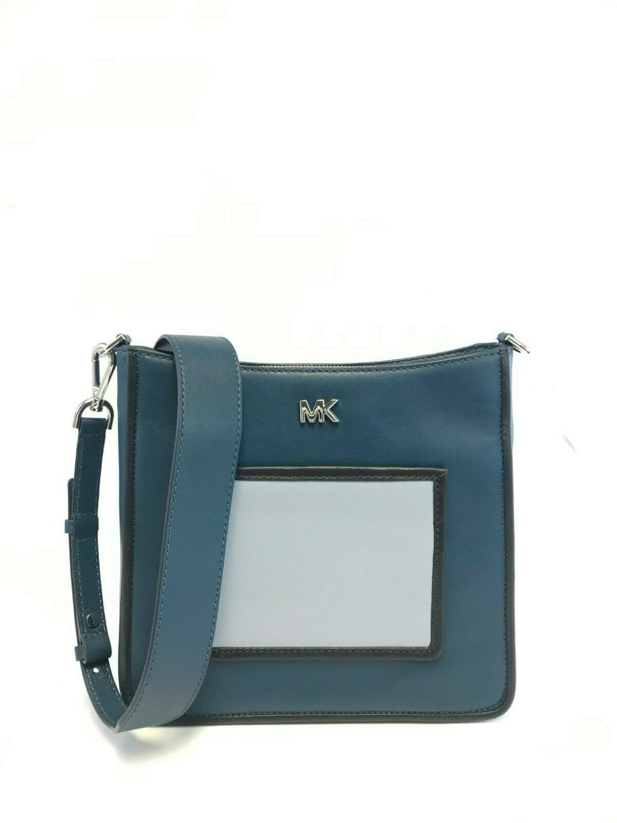 

Кожаная сумка Gloria Pocket Swing Pack Crossbody [Роскошный бирюзовый] Michael Kors