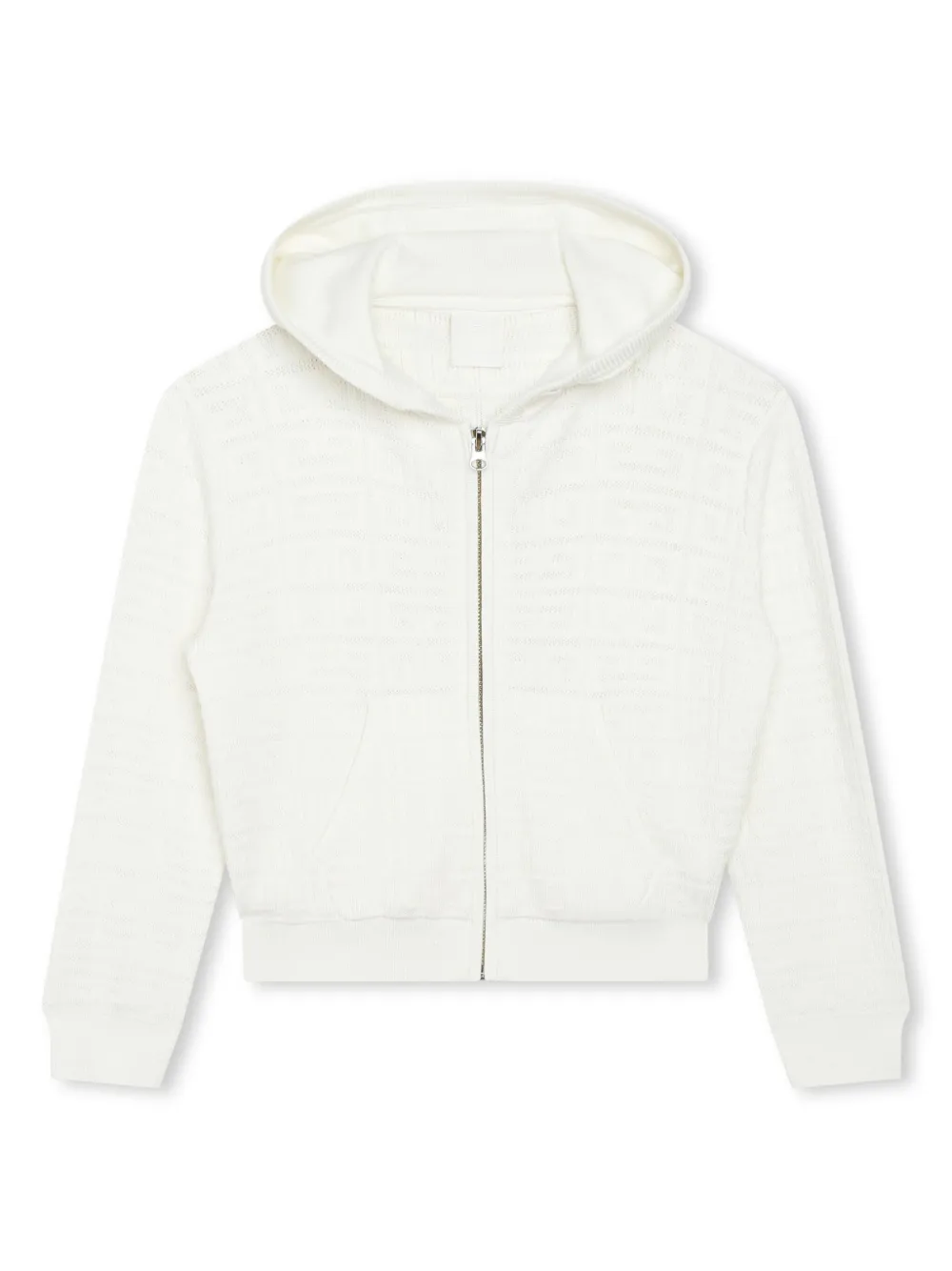 

Жаккардовая куртка с капюшоном Givenchy Kids, белый
