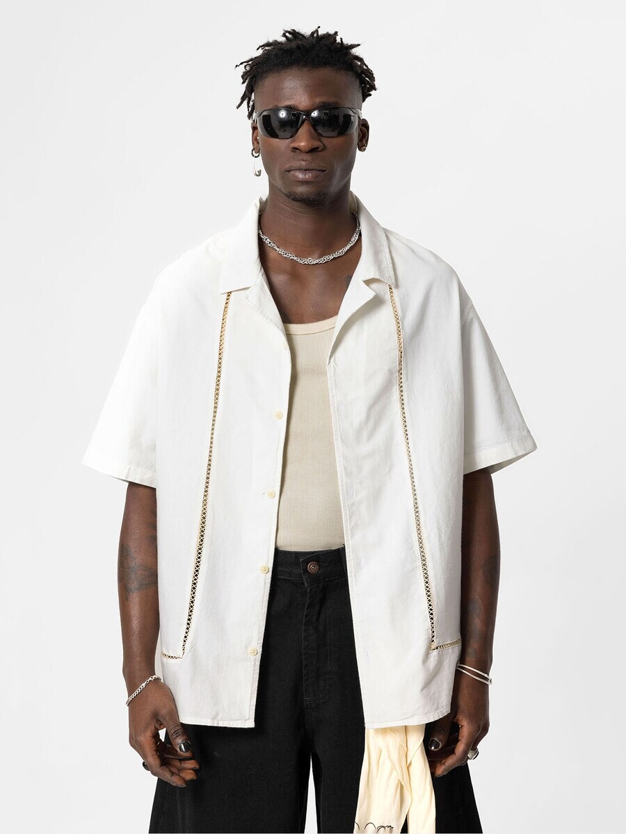 

Повседневная рубашка VAMOS CLO Comfort fit Button Up Shirt Shreveport, экрю