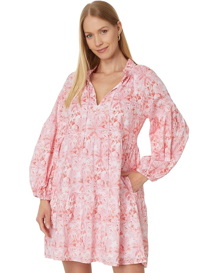 

Платье Tommy Bahama Petit Palma LS Short, цвет Paradise Pink