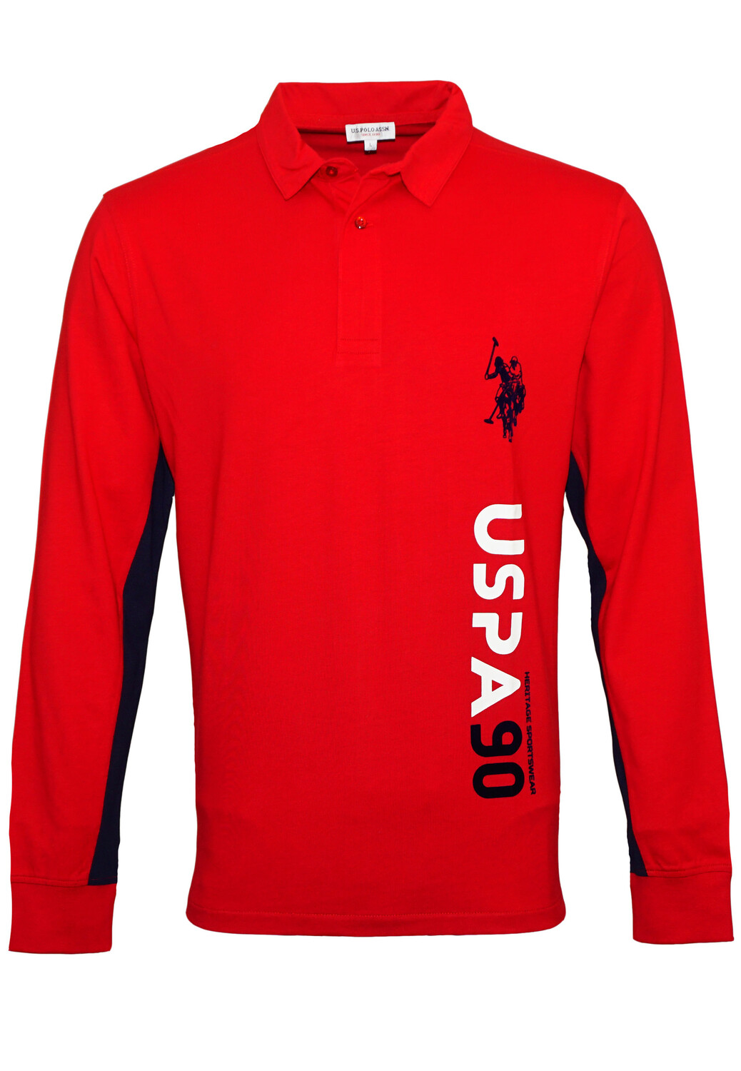 

Поло U.S. Polo Assn., красный