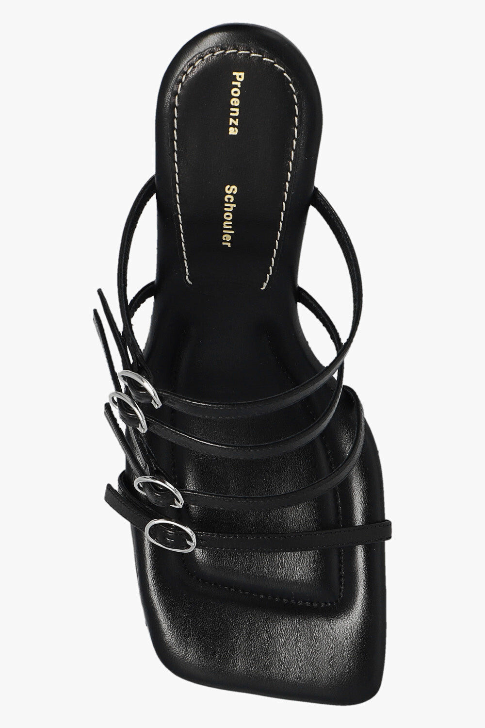 Новые черные женские туфли на каблуке Proenza Schouler, черный