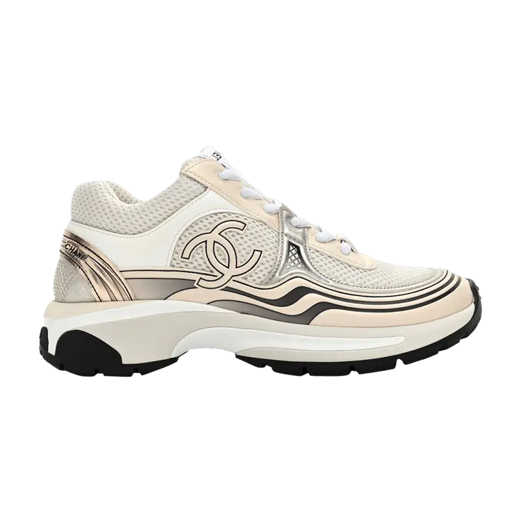 Кроссовки Chanel Wmns Sneaker Ivory Silver, кремовый