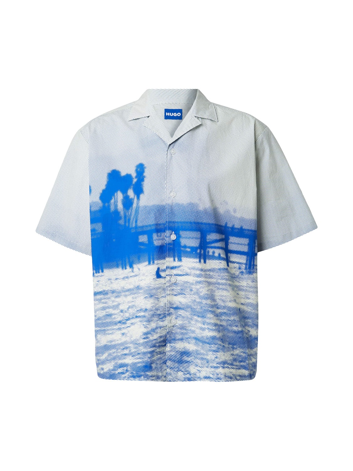 

HUGO Рубашка на пуговицах 'Eligino' Regular fit в цвете Royal Blue