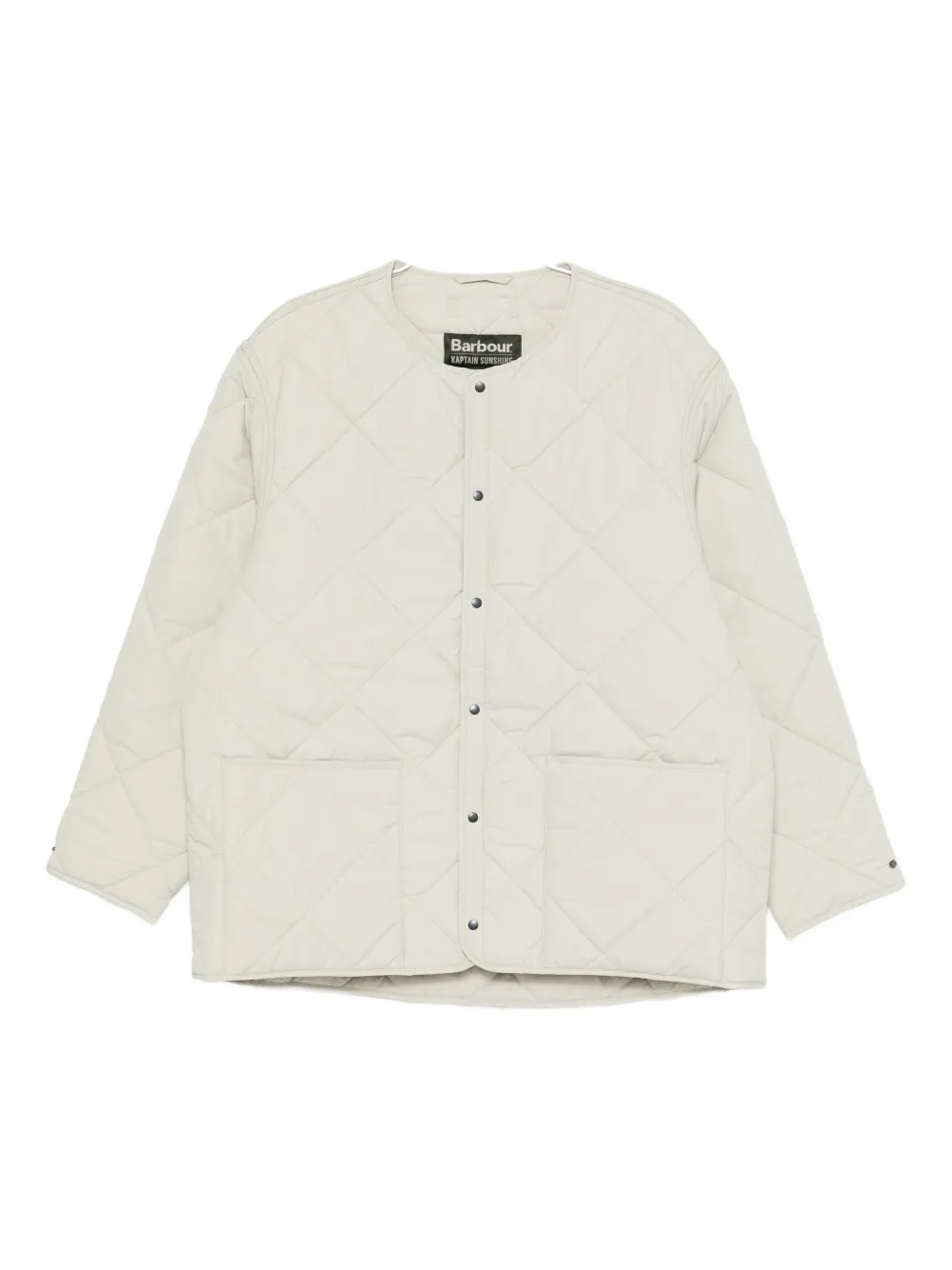 

Стеганая куртка из коллаборации с Barbour Kaptain Sunshine, нейтральный