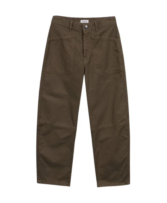 

Джинсы-Бочонок из меланжевой джинсовой ткани Alchemist, зеленый