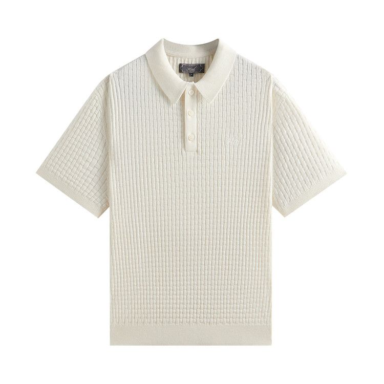 

Поло Kith Basketweave Tilden Polo, Sandrift