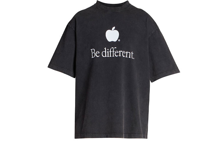 Футболка Balenciaga Be Different, черный — фото 3