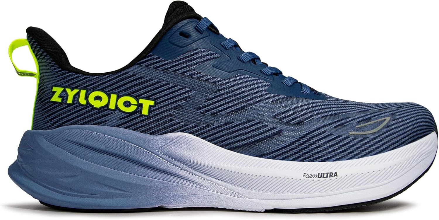 

Мужские слипоны с широкой носочной частью, с ультра-подкладкой, удобные, дышащие, мягкие и легкие, для бега, прогулок и повседневной носки Zylqict, синий