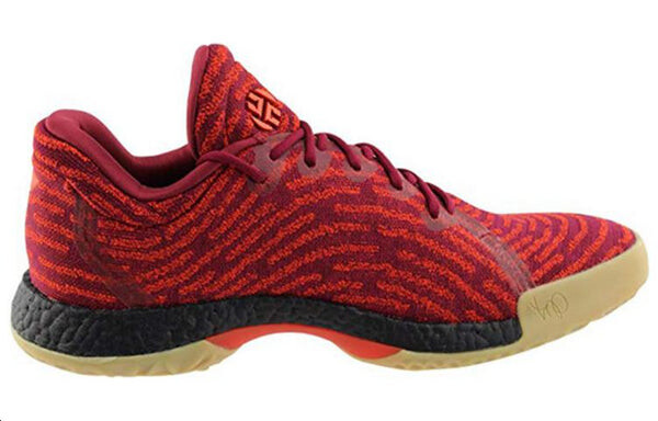 Кроссовки harden vol. 1 ls primeknit Adidas, красный — фото 2