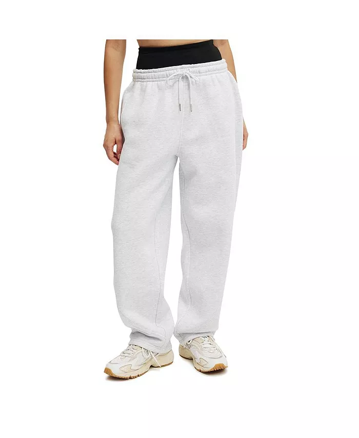 

Женские спортивные брюки Active Plush Essential Barrel COTTON ON, серый