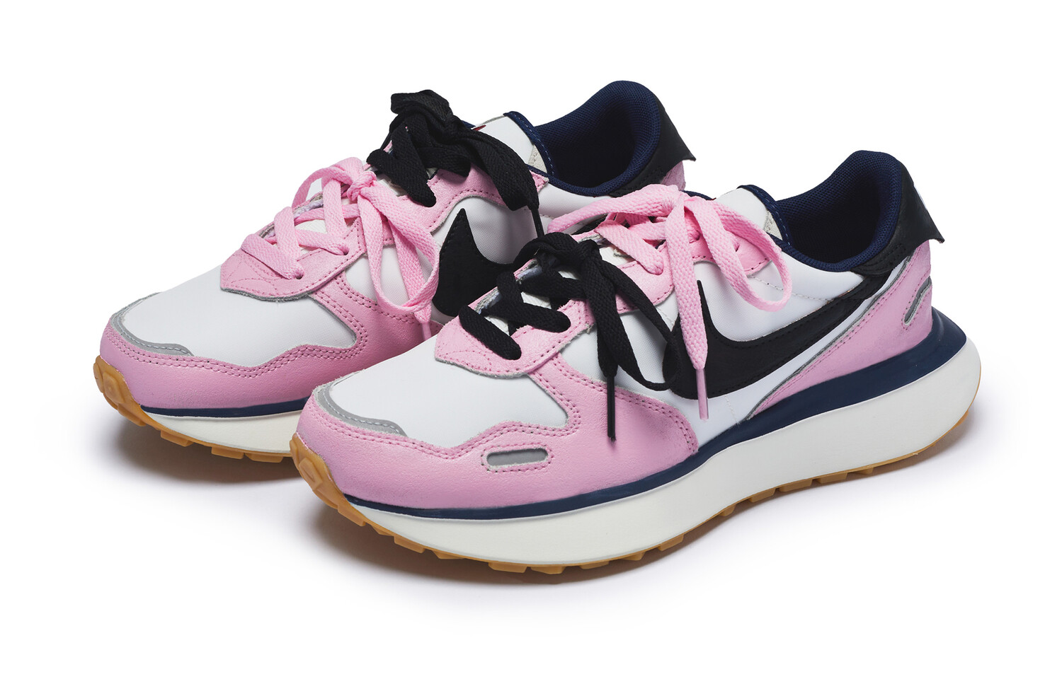 

Кроссовки женские Phoenix Waffle Running Shoes Low-top Black/white/pink Nike