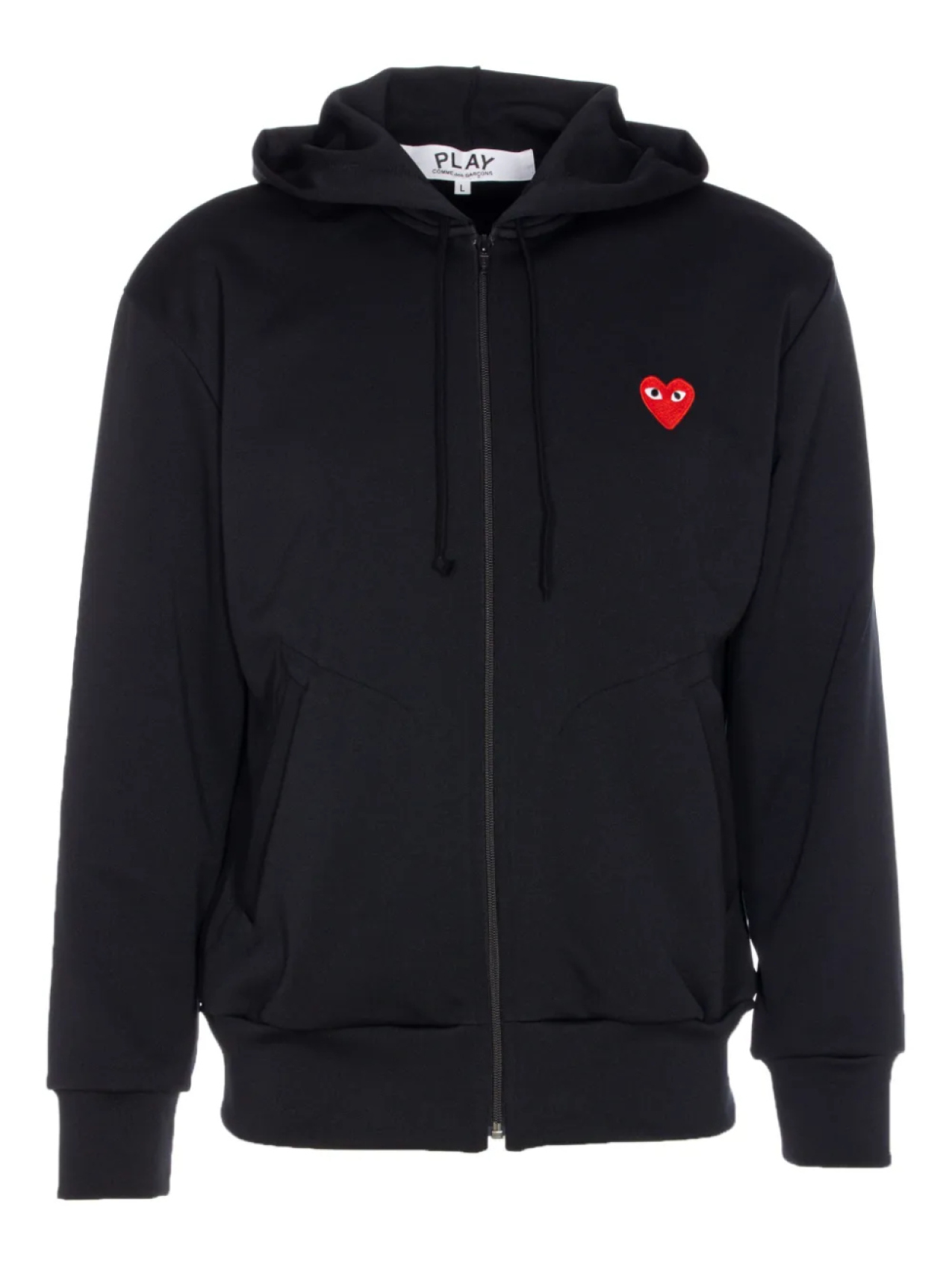 

Толстовка Comme Des Garçons Play с вышитым сердцем, черный