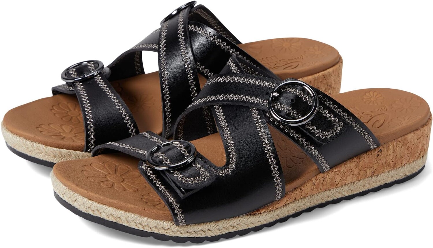 Босоножки Breezie - Spring Is Calling SKECHERS, черный
