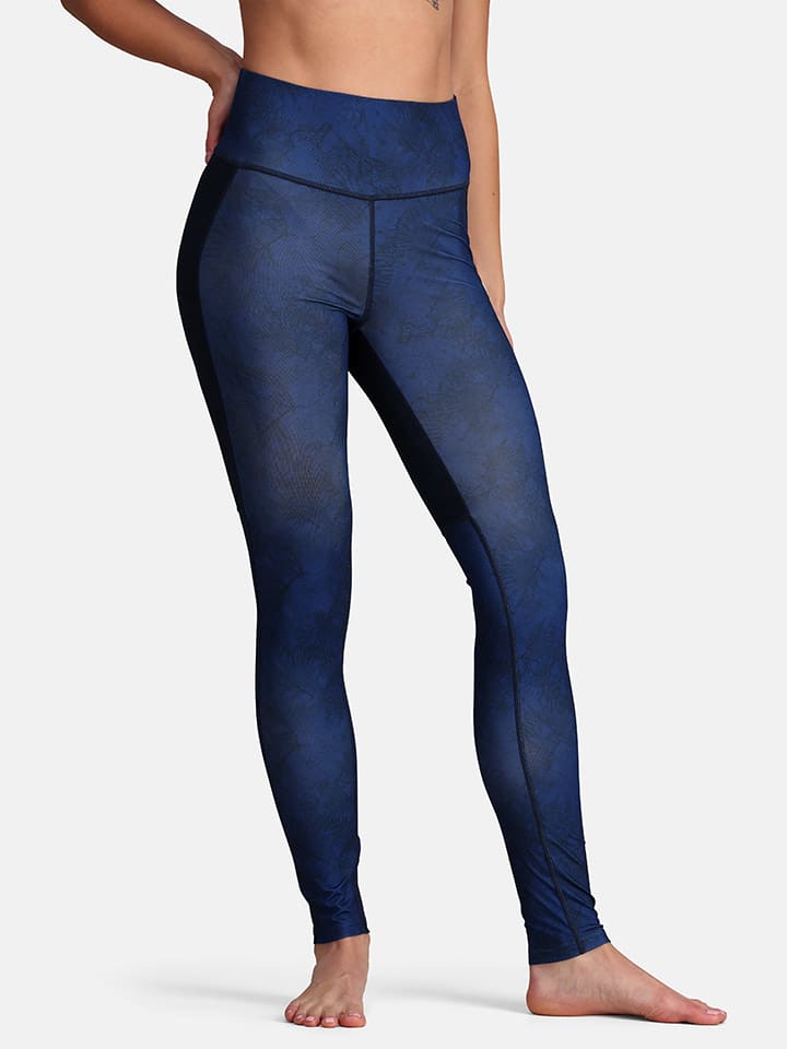 

KARI TRAA Тренировочные леггинсы "Fierce" темно-синего/черного цвета