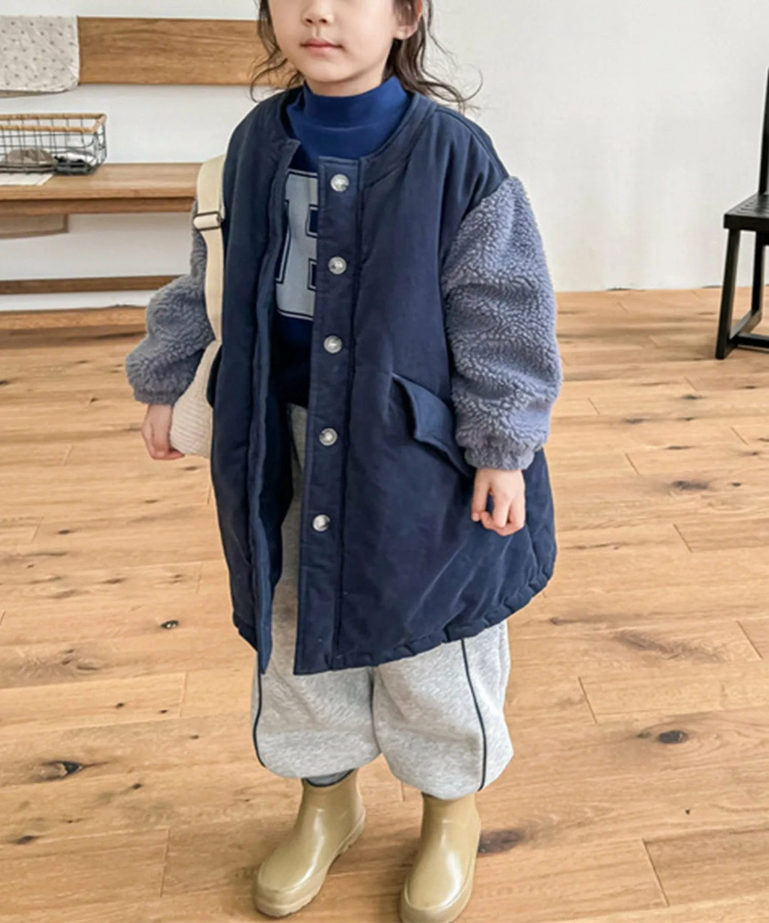 Утепленная куртка Boa с функцией переключения Aimoha Kids, blue