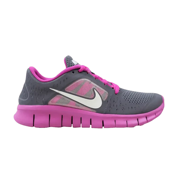 

Кроссовки Nike Free Run 3 GS 'Charcoal Viola', фиолетовый