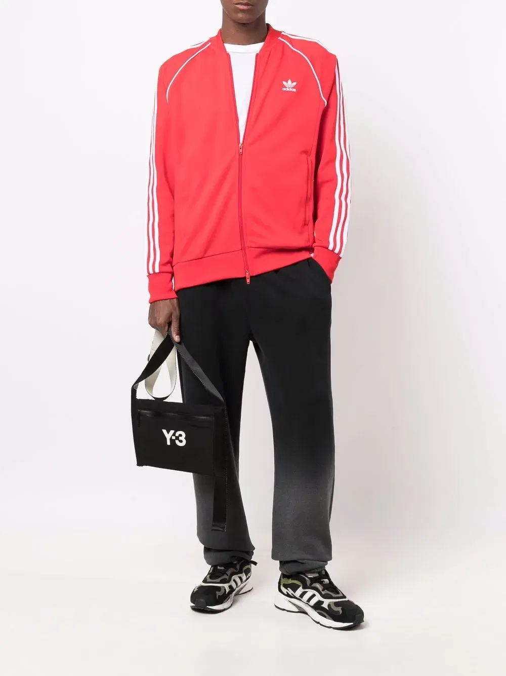 Спортивная куртка Sst primeblue adicolor Adidas, красный — фото 2