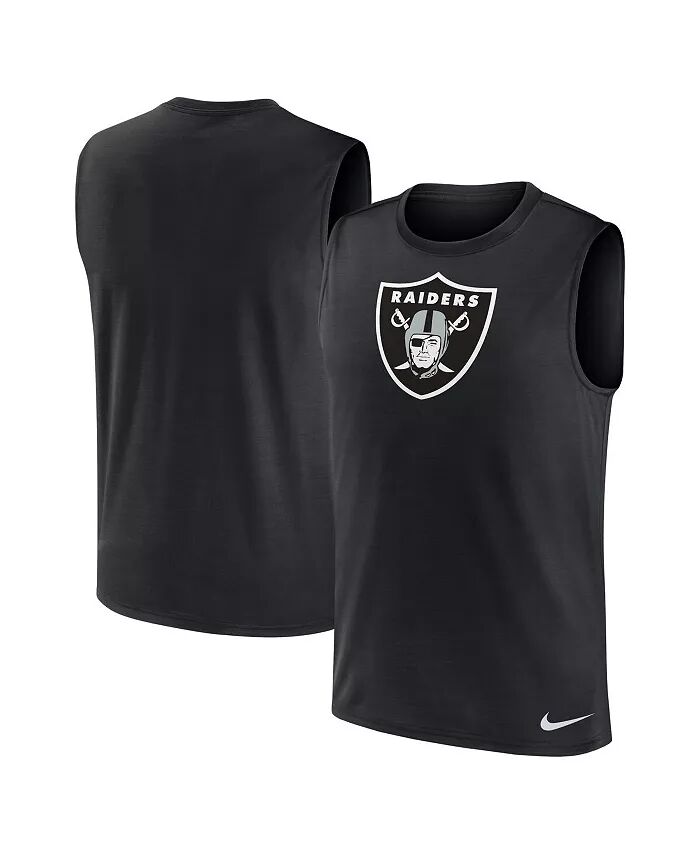 

Мужская черная майка-топ Las Vegas Raiders Blitz Legend Muscle Perform Nike