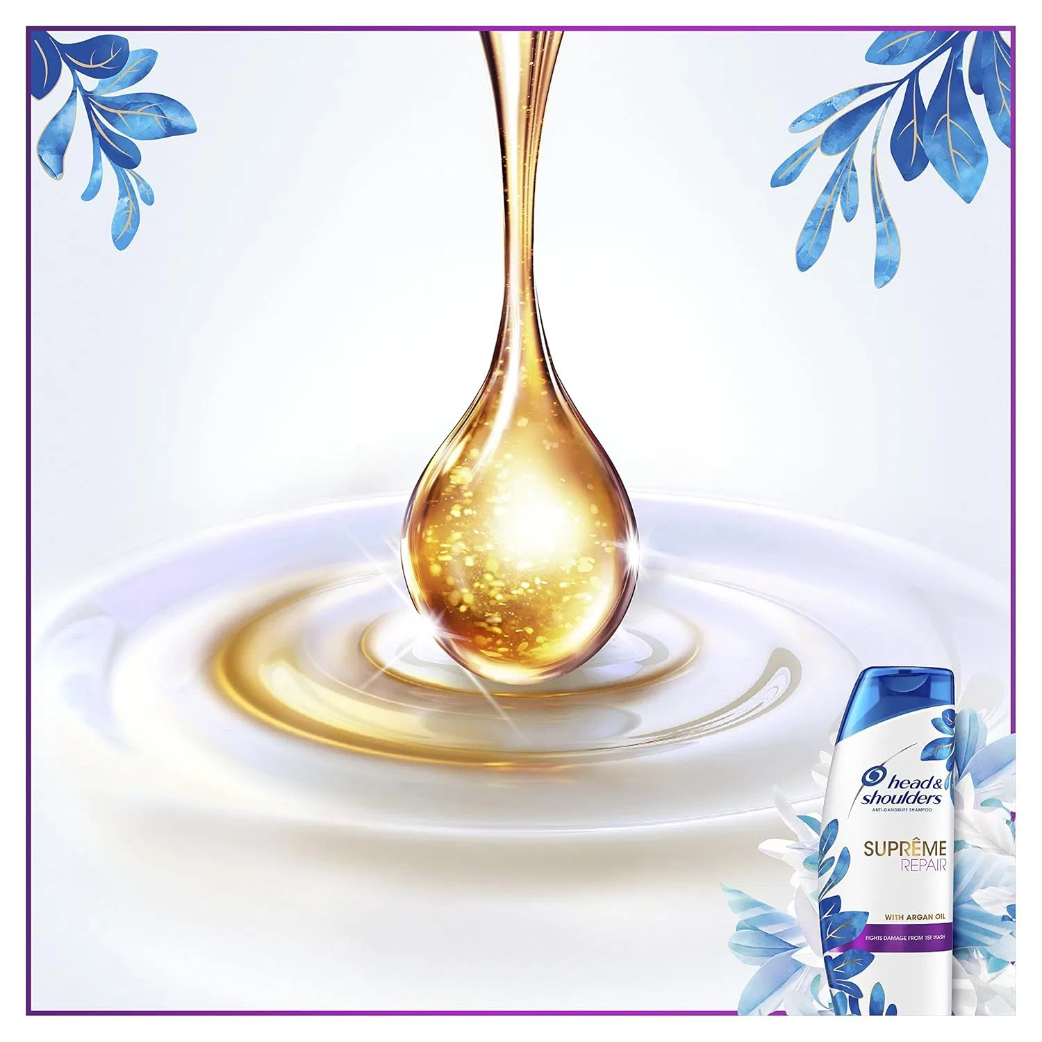 Шампунь против перхоти «Supreme Damage Repair» с аргановым маслом от Head & Shoulders Head & Shoulders — фото 4