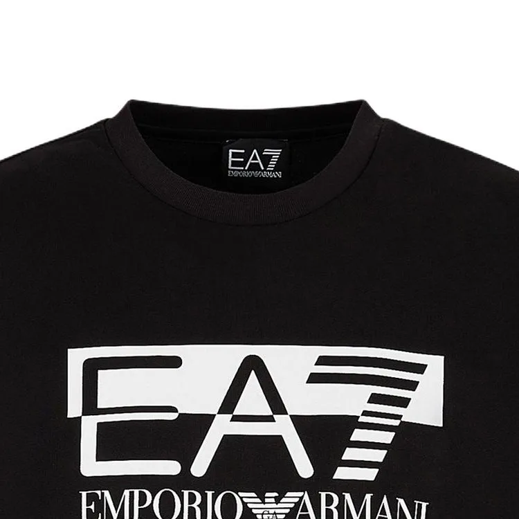 EMPORIO ARMANI EA7 Свитшот мужской черный — фото 4