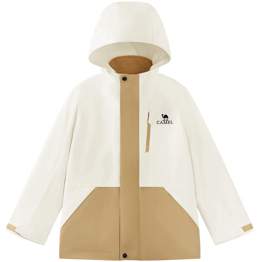 Ветровка Play Collection детская CAMEL, Light Apricot White/Rock Wood Brown