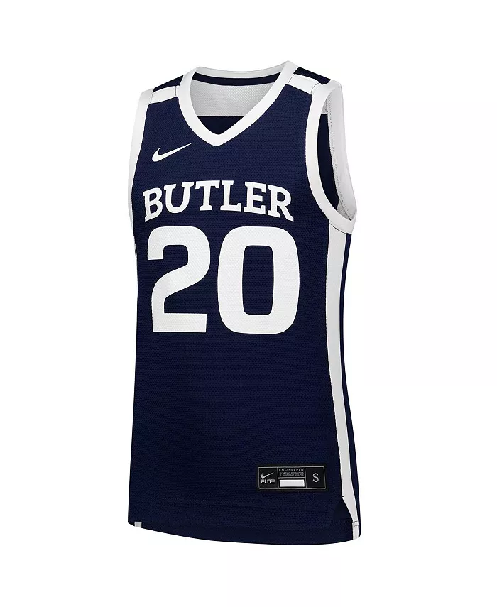 Баскетбольная реплика джерси Butler Bulldogs для подростков, 20 Navy Nike — фото 2