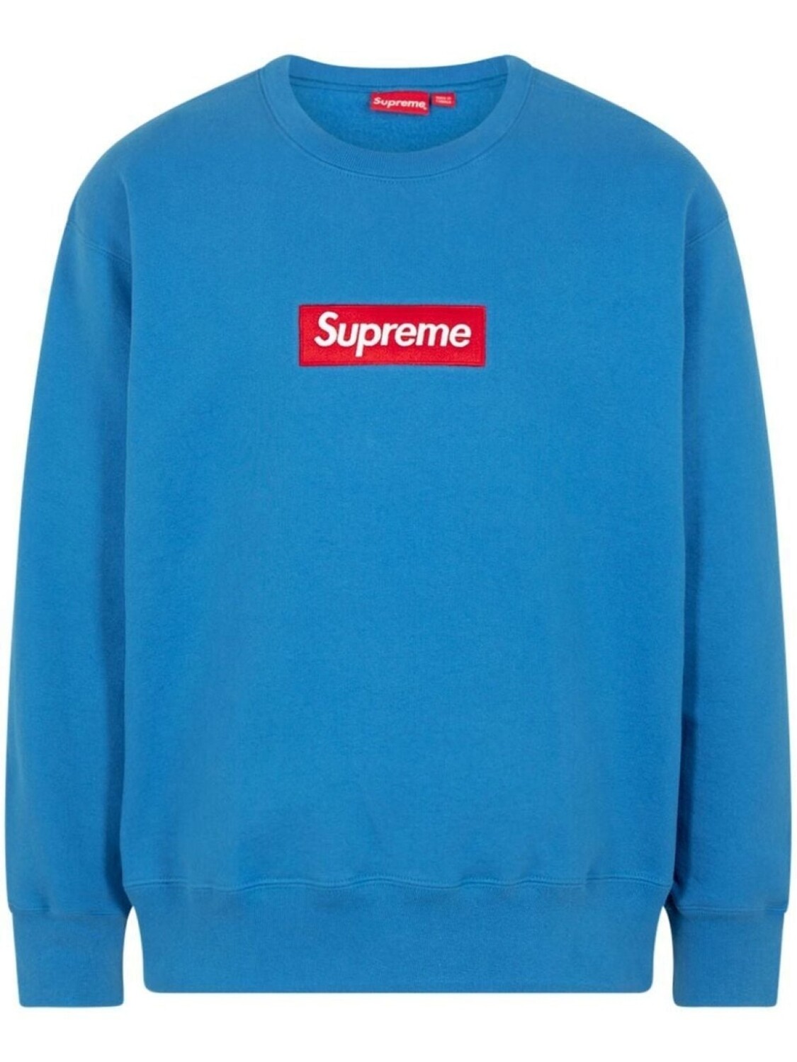 

Supreme Box Logo crew-neck sweashirt, синий