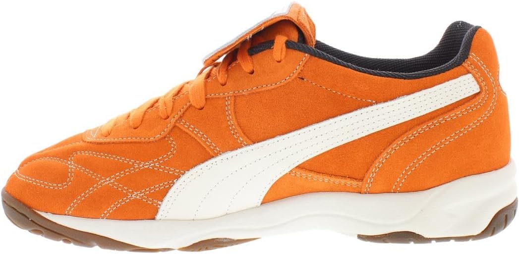 Мужские кроссовки Puma King для зала, слоновая кость/оранжевый — фото 4