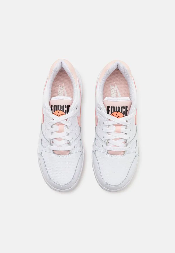 Кроссовки full force low Nike Sportswear, White/Echo Pink/Bright Mango/Black — фото 4