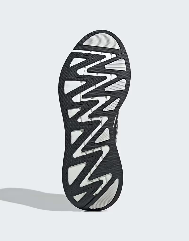 Кроссовки Adidas Originals Adizero aruku в черном/белом/сером цветах — фото 3