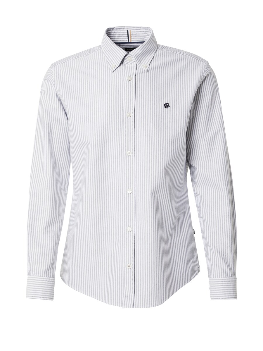 

Рубашка Slim Fit на пуговицах BOSS H-ROAN, темно-синий