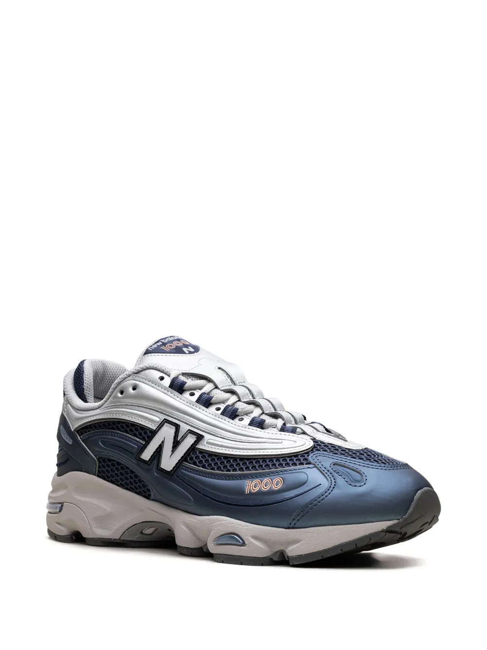 1000 кроссовки «Винтажный индиго/серебристый металлик» NEW BALANCE, синий — фото 2