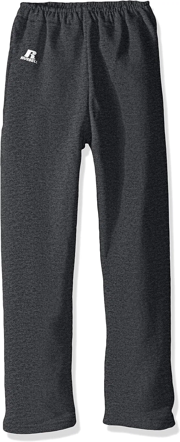 Спортивные брюки и джоггеры Russell Athletic Youth Dri-Power из флиса с карманами, влагоотводящие, размеры S-XL, Black Heather