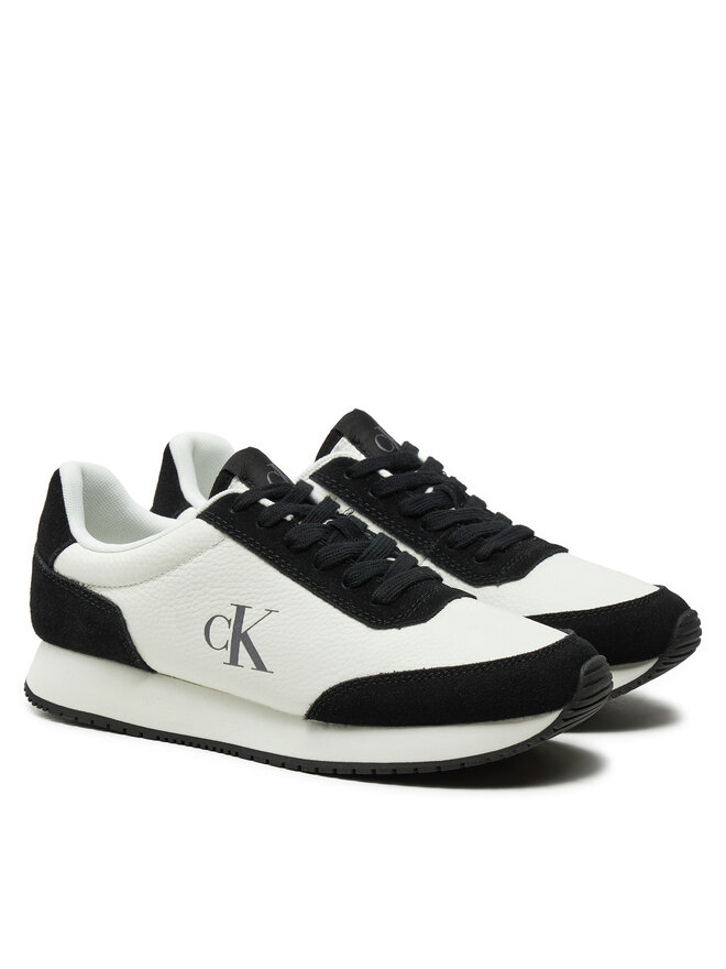 Кроссовки Calvin Klein Jeans Runner Laceup Low Mix Mg YW0YW01798, белый — фото 2