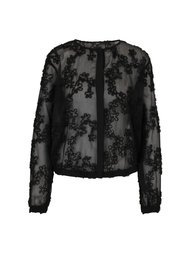 

Шифоновая блузка с цветочным узором в цвете Black Beauty Zero