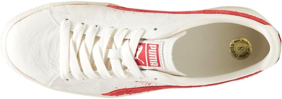 Мужские кроссовки PUMA Clyde Neverworn III на шнуровке - повседневные, красные — фото 4